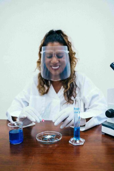 Modern research laboratory