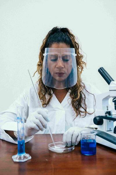 Research team at work